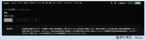 ドラマ　トドメの接吻　無料動画配信